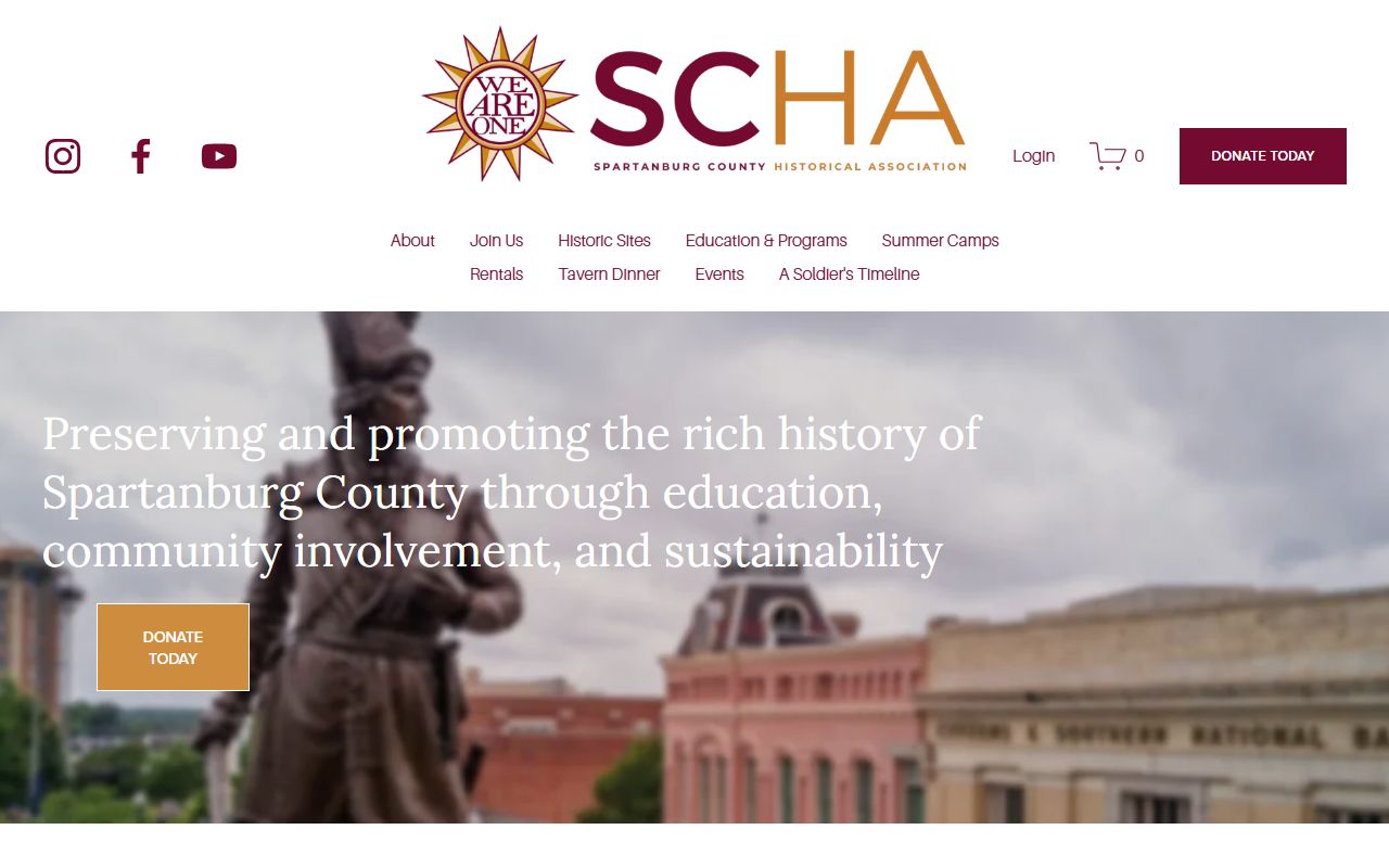 Spartanburg County Historical Association archives and historical records